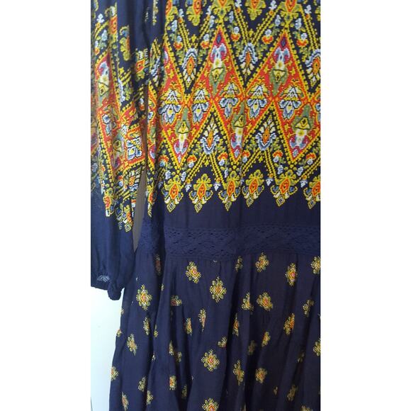 NWOT Free People Midnight Combo Multicolor Enid Dress Size XS Retails $128 - Picture 8 of 8